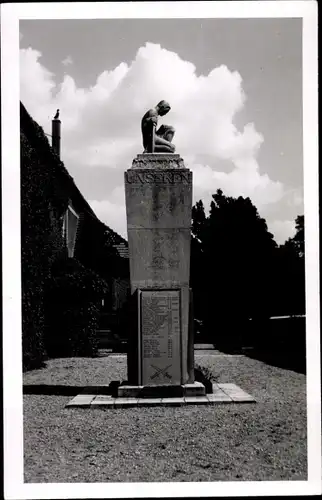 Foto Ak Gröba Riesa an der Elbe Sachen, Denkmal