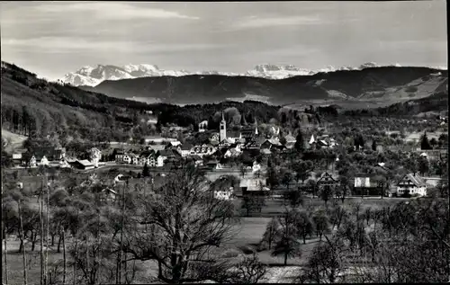 Foto Ak Hausen Kt. Aargau Schweiz, Totalansicht