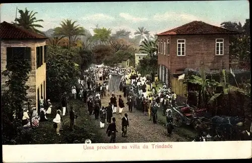 Ak São Tomé und Príncipe, Uma procissao na villa da Trinidade