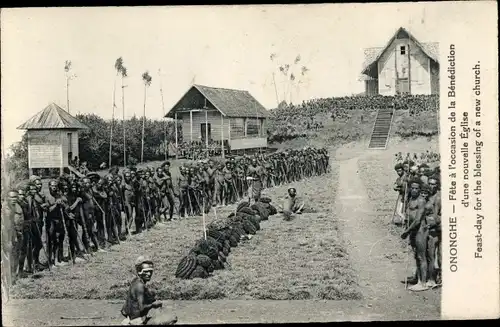 Ak Ononghe Papua Neuguinea, Fête à l'occasion de la Bénédiction d'une nouvelle Église