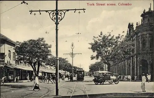 Ak Colombo Ceylon Sri Lanka, York Street
