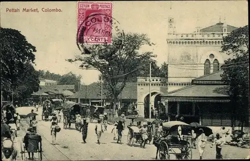 Ak Colombo Ceylon Sri Lanka, Pettah Market