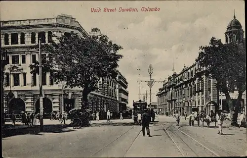 Ak Colombo Ceylon Sri Lanka,York Street Junelion