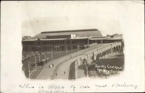 Ak Sydney Australien, Central Railway Station