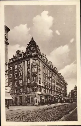 Ak Wien 2 Leopoldstadt, Hotel Sächsischer Hof, Taborstraße 46a