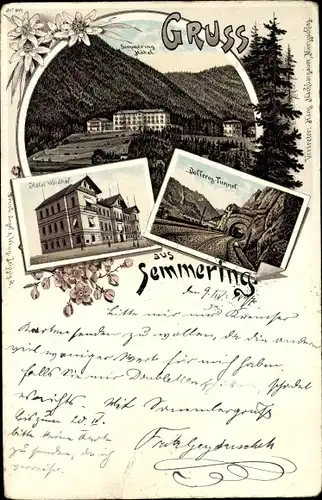 Litho Semmering Steiermark, Hotel Waldhof, Tunnel