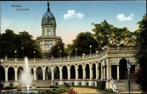 Ak Wrocław Breslau Schlesien, Liebichshöhe