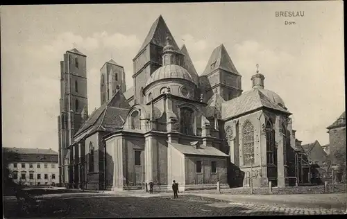 Ak Wrocław Breslau Schlesien, Dom