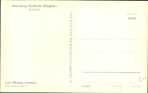 Ak Annaberg Buchholz im Erzgebirge, Teilansicht Buchholz