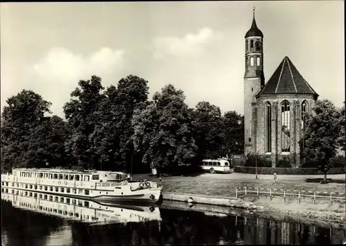 Ak Brandenburg an der Havel, Johanniskirche, Schiff