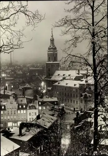 Ak Greiz im Vogtland, Winteransicht