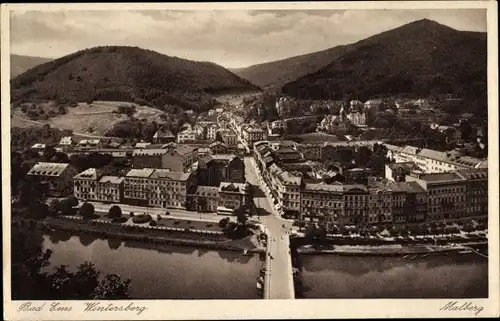 Ak Bad Ems an der Lahn, Wintersberg, Stadt