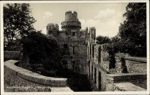 Ak Auerbach Bensheim an der Bergstraße Hessen, Schloss