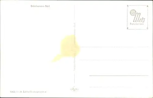 Ak Bad Brückenau im Sinntal Unterfranken, Ort mit Umgebung