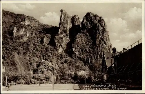 Ak Bad Münster am Stein, Rheingrafenstein