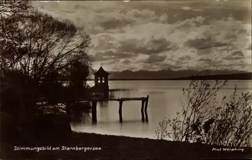 Ak Starnberg in Oberbayern, Stimmungsbild am Starnberger See