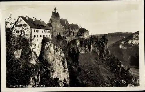 Ak Langenbrunn Beuron in Württemberg, Schloss Werenwag