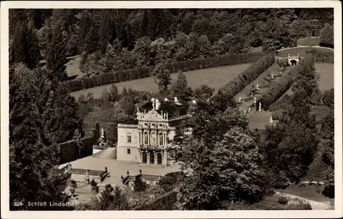 Ak Linderhof Ettal Oberbayern, Schloss Linderhof
