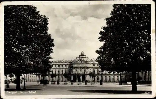 Ak Stuttgart in Württemberg, Neues Schloss