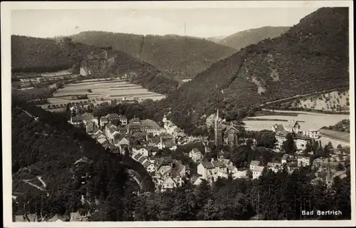 Ak Bad Bertrich Rheinland, Panorama, Umgebung, Wald, Berge