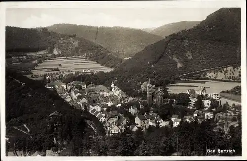 Ak Bad Bertrich Rheinland, Panorama, Umgebung, Wald, Berge