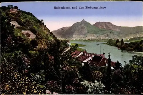 Ak Rolandseck Remagen am Rhein, Siebengebirge