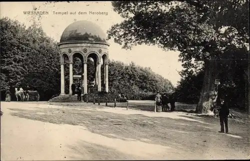 Ak Wiesbaden in Hessen, Tempel auf dem Neroberg