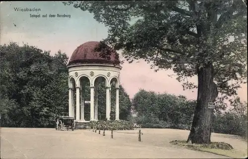 Ak Wiesbaden in Hessen, Neroberg, Tempel