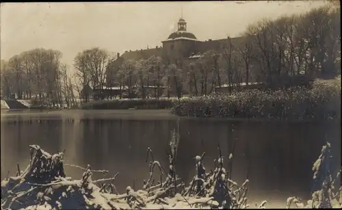 Foto Ak Schleswig an der Schlei, Blick auf Schloss