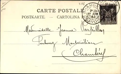 Ak Junge Frau mit Hut, Portrait