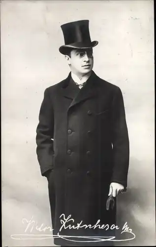 Ak Schauspieler Victor Kutschera, Portrait, Autogramm