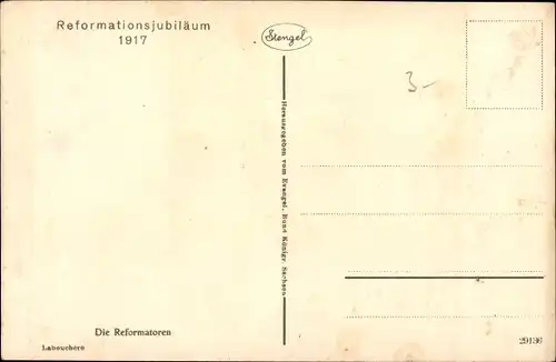 Ak Reformator Martin Luther, Die Reformatoren