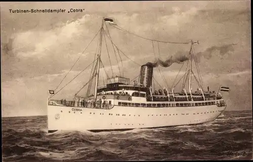 Ak Turbinen-Schnelldampfer Cobra, HAPAG