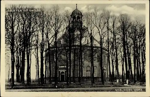 Ak Smilde Drenthe Niederlande, Ned. Herv. Kerk