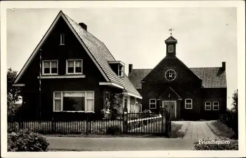 Ak Frieschepalen Friesland Niederlande, Detailansicht