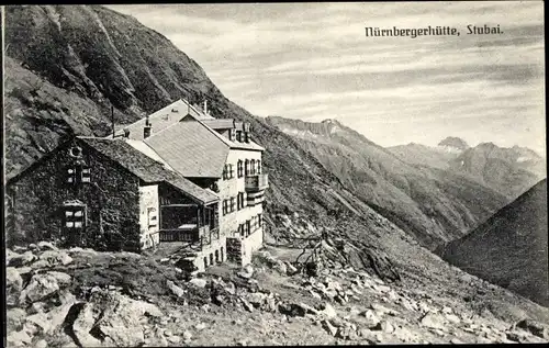 Ak Stubai Tirol, Nürnbergerhütte