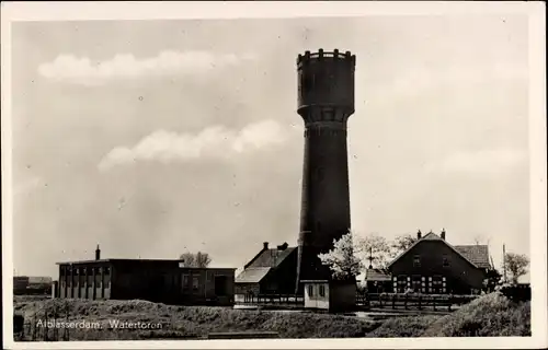 Ak Alblasserdam Südholland, Watertoren