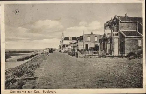 Ak Oostvoorne aan Zee Südholland, Boulevard