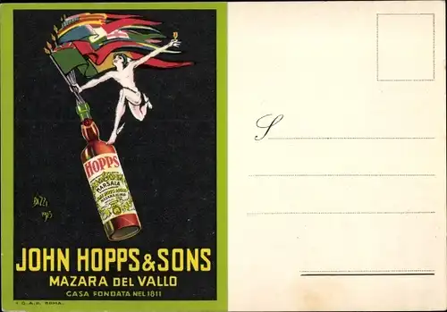 Ak Reklame, John Hopps & Sons, Mazara del Vallo, Marsala
