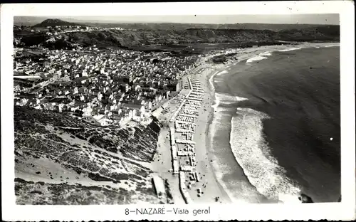 Ak Nazaré Nazareth Portugal, Vista geral