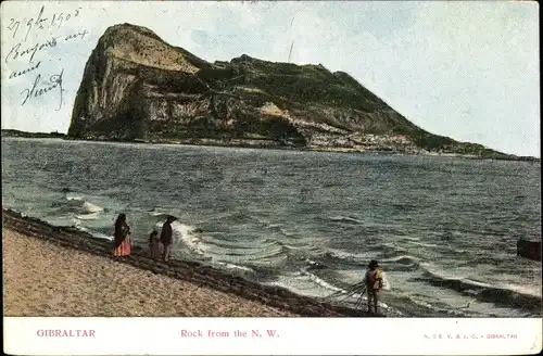 Ak Gibraltar, Rock from the N.W.
