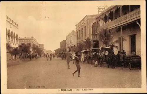 Ak Dschibuti Djibouti, Rue d'Abyssinie