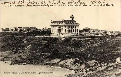 Ak Dakar Senegal, Anse Bernard, Palais du Gouvernement et Hopital