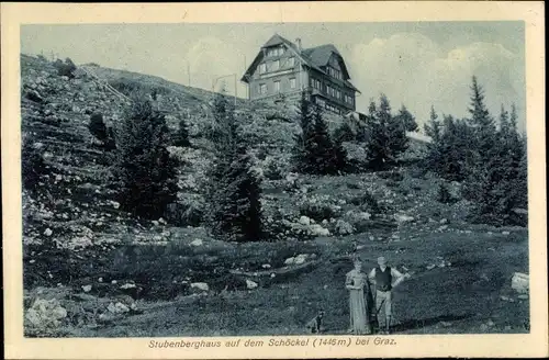 Ak Sankt Radegund bei Graz Steiermark, Stubenberghaus, Schöckl