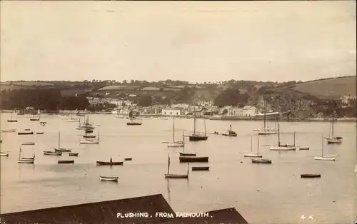 Ak Falmouth Cornwall England, Flushing