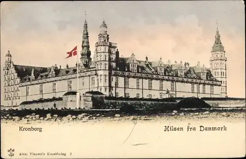 Ak Helsingør Helsingör Dänemark, Kronborg Slot, Schloss