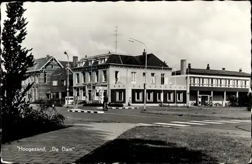 Ak Hoogezand Groningen Niederlande, De Dam, Hotel Faber