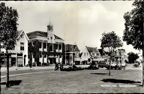 Ak Hoogezand Groningen Niederlande, Gemeentehuis