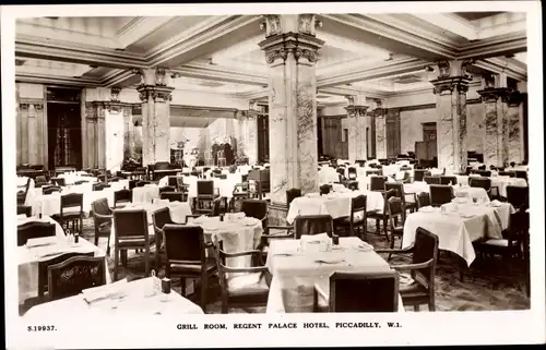 Ak West End London City England, Piccadilly, Grill Room, Regent Palace Hotel