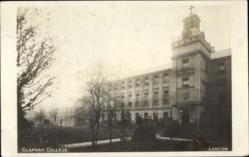 Ak London City England, Clapham College